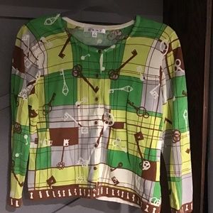 CAbi Antique Key Cardigan